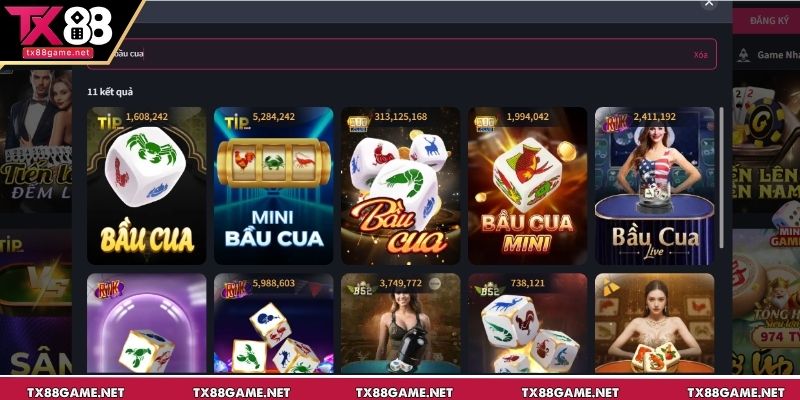 Bầu cua online game truyền thống hấp dẫn tại TX88