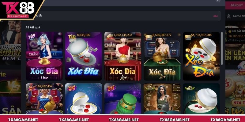 Các cửa cược có thể chọn khi chơi xóc đĩa  