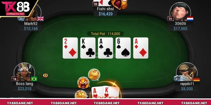 Tìm hiểu luật chơi Poker cơ bản tại đơn vị TX88