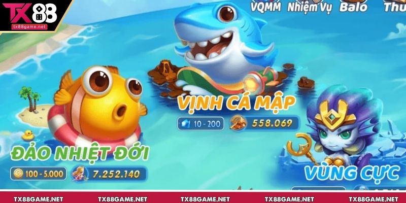 Trải nghiệm nhiều tựa game bắn cá đỉnh cao